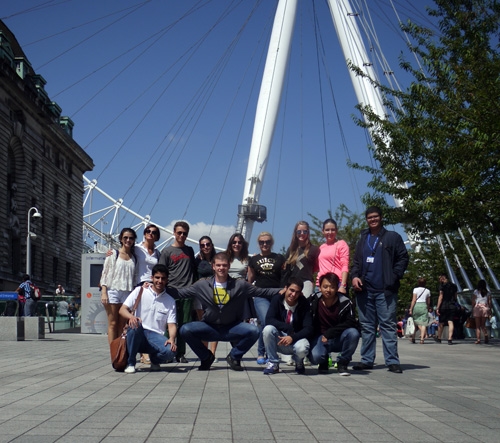 St. Clare's students at The London Eye