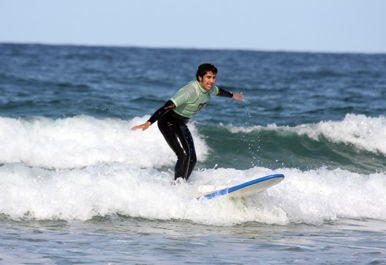 Surfing in Cornwall