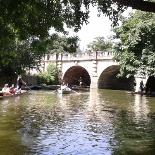 St Clare's students punting on the River Thames