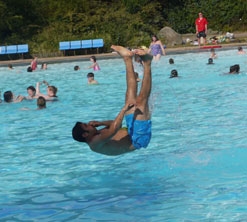 Swimming at Hinksey Park