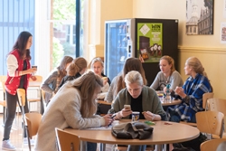 Student dining room at St Clares Oxford