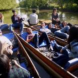 St Clare's students punting on the River Thames
