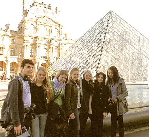 St. Clare's, Oxford - students in Paris