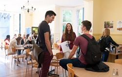 Student dining room at St Clares Oxford