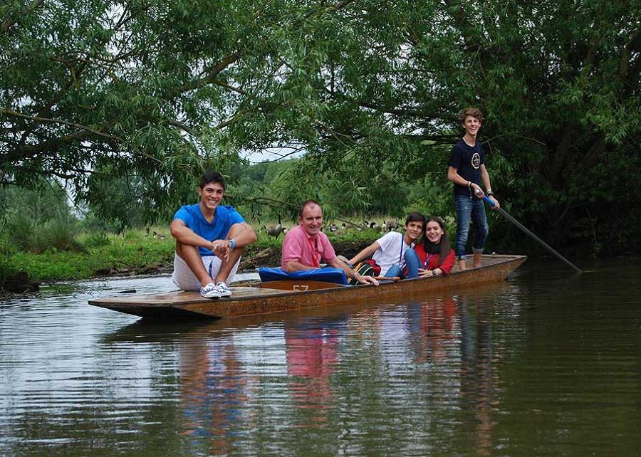 Five in a boat