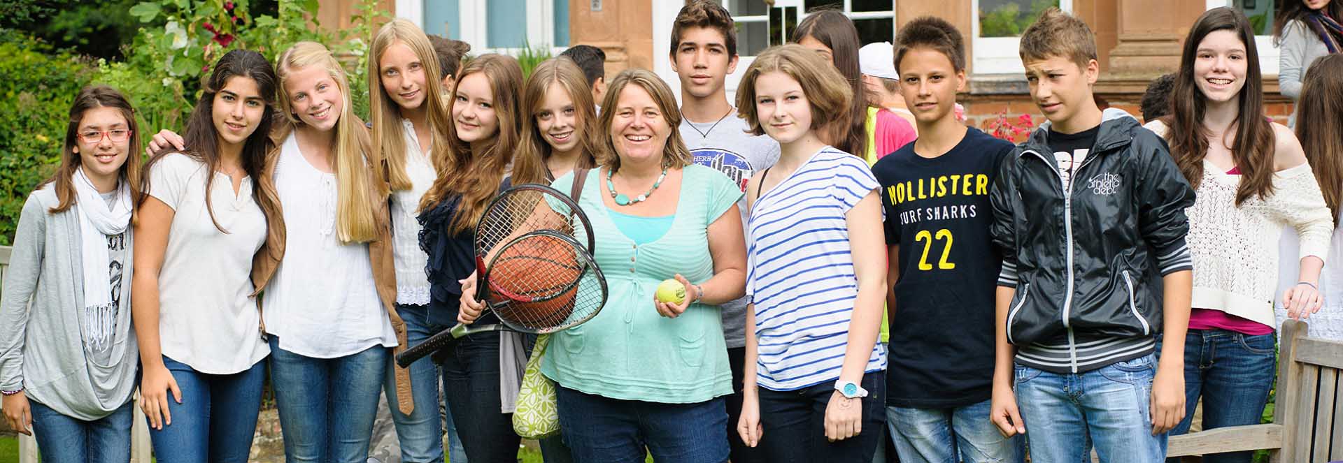 Junior course students at St Clare's Oxford