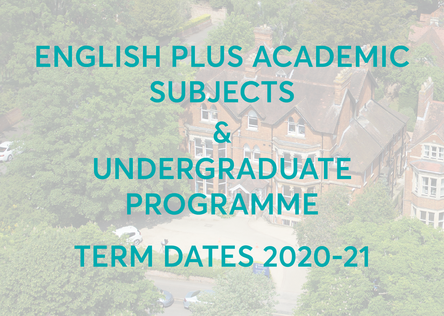 Undergraduate Programme Term Dates