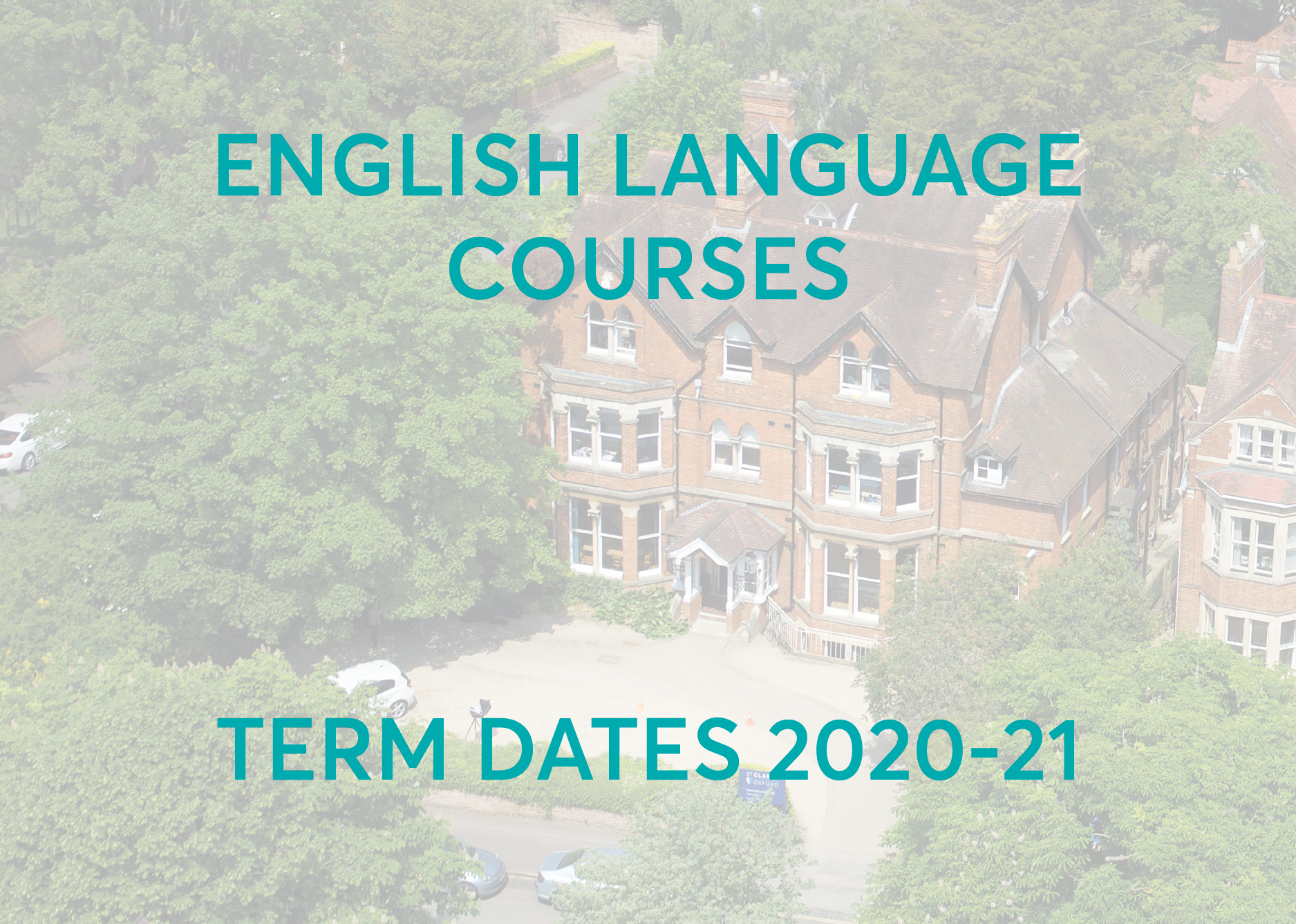 English language courses term dates