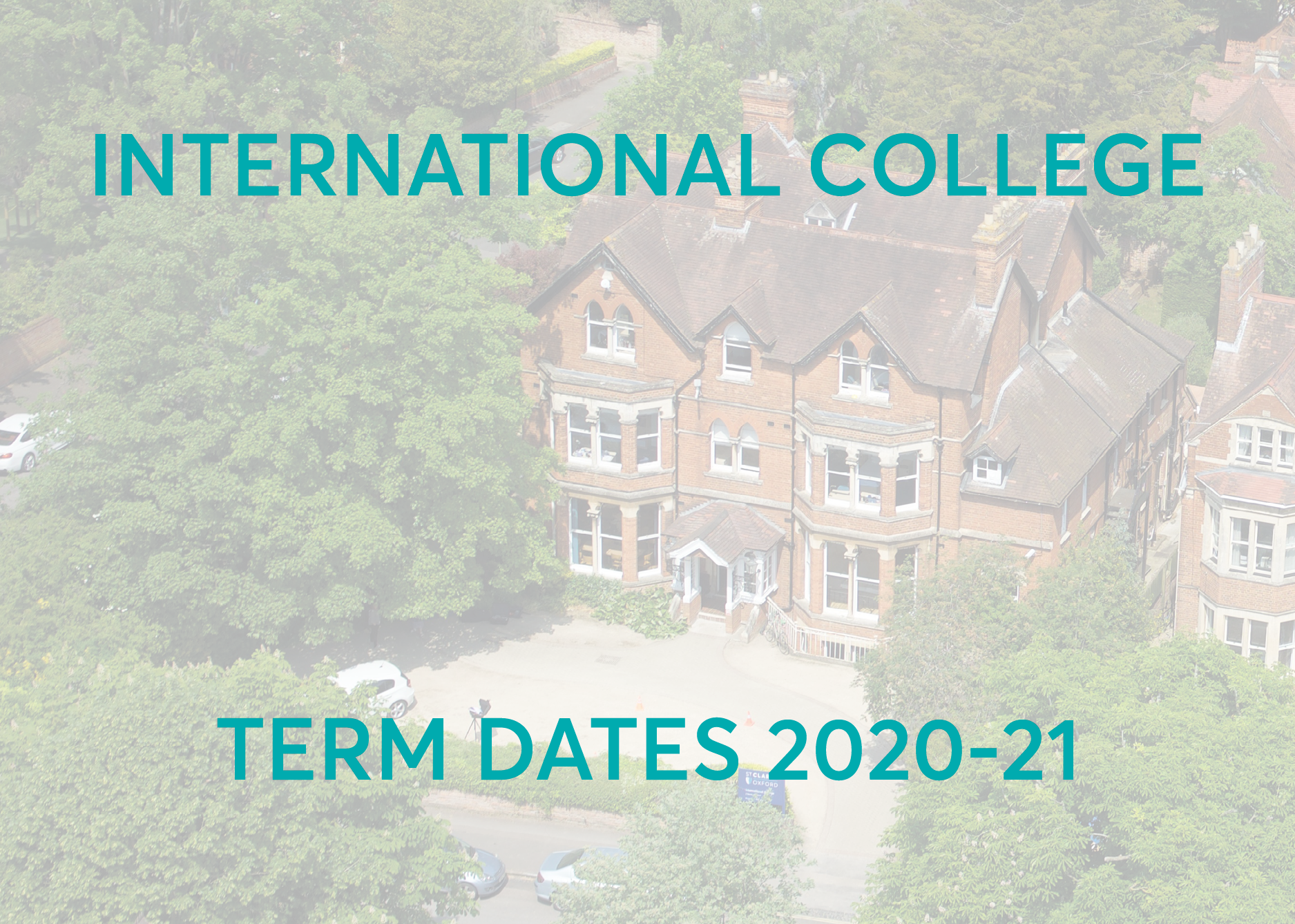 University Foundation Programme Term Dates