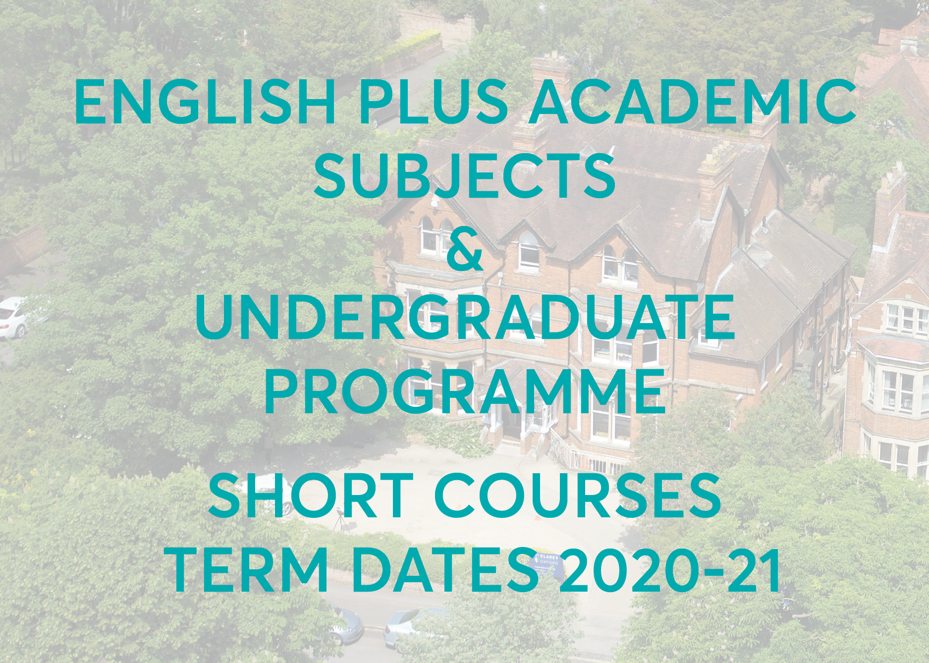 Undergraduate Programme Term Dates