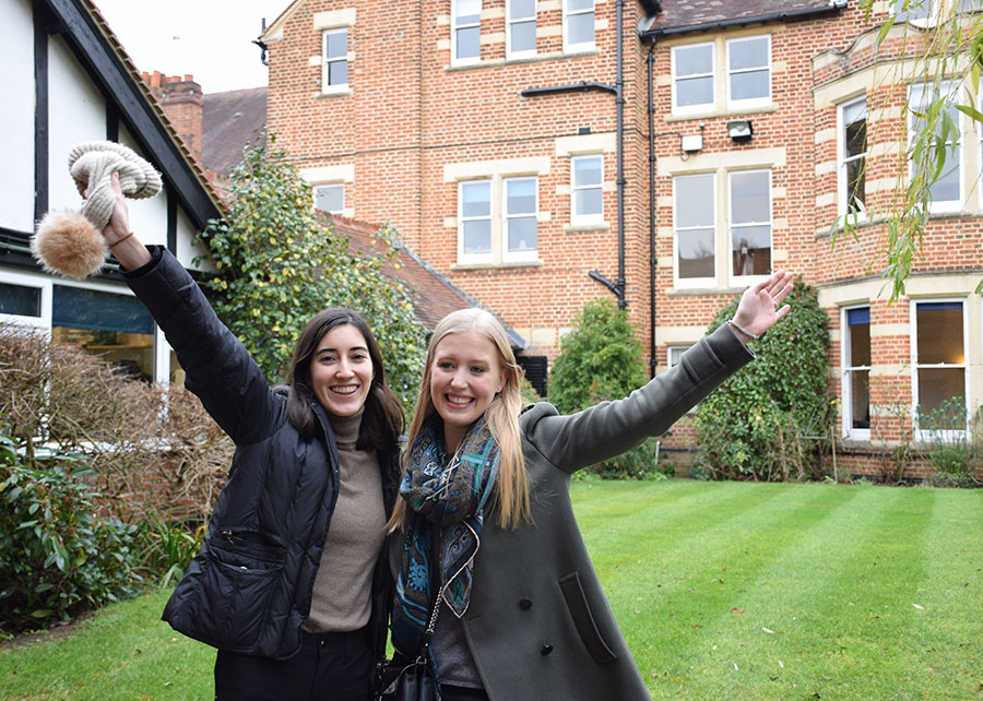 Two Alumni visiting oxford Two Alumni